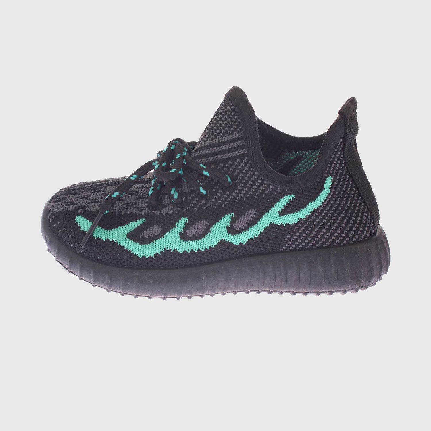 Zapatilla Kids Negro Verde Bbo Art. E20854blackgreen image number 1.0