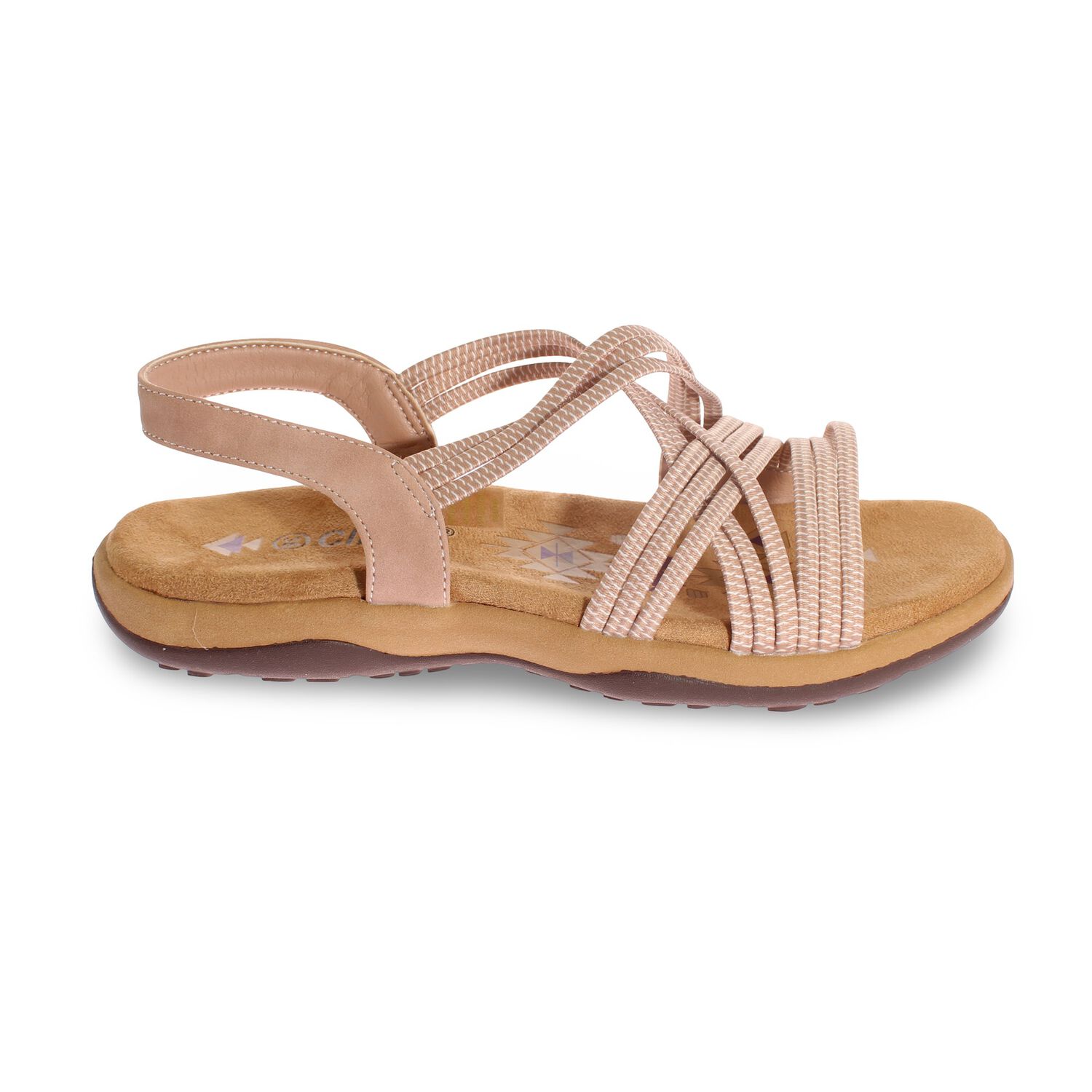 Sandalia Confort Rosado V&iacute;a Franca Art. 5kd54pink image number 1.0