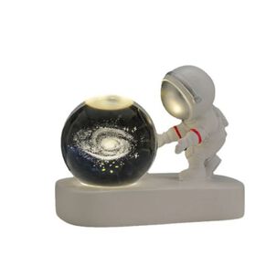Astronauta Decorativa Lampara Galaxia Adorno De Mesa