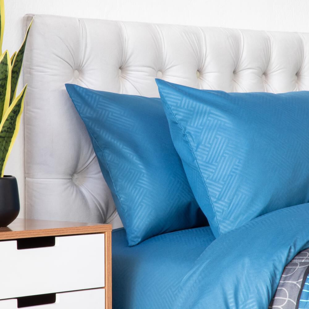 Set Plum&oacute;n + Juego De S&aacute;banas Casaideal Milan / 2 Plazas image number 1.0