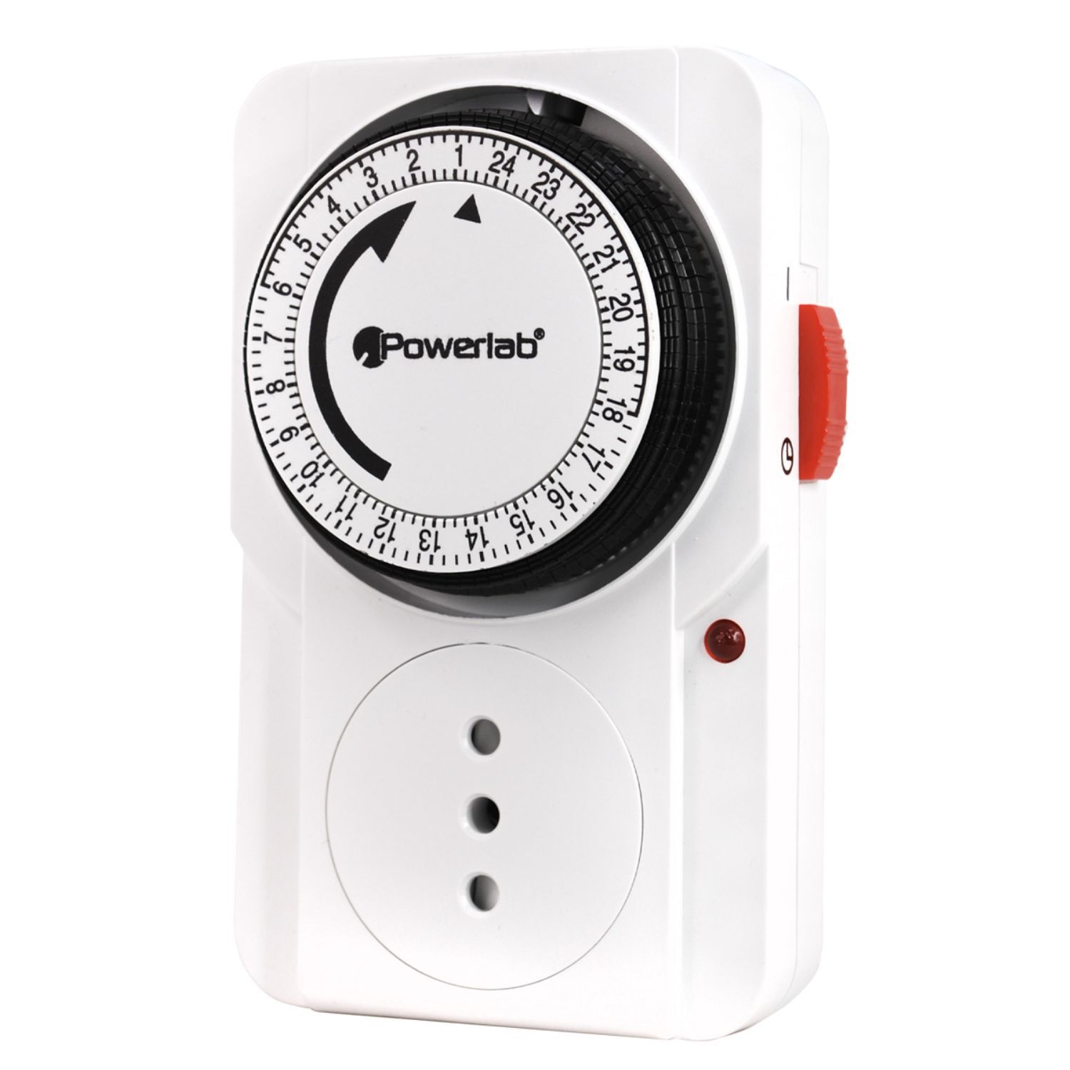 Timer An&aacute;logo 2000w Programable 24h Encendido Y Apagado - Ps image number 0.0
