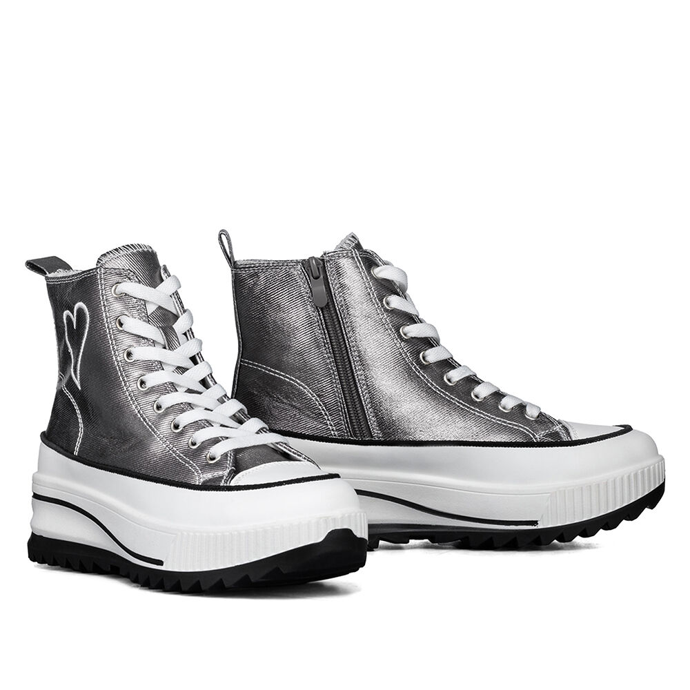 Zapatilla Casual Urbana Mujer Plataforma Clasico Weide Hx502 image number 5.0
