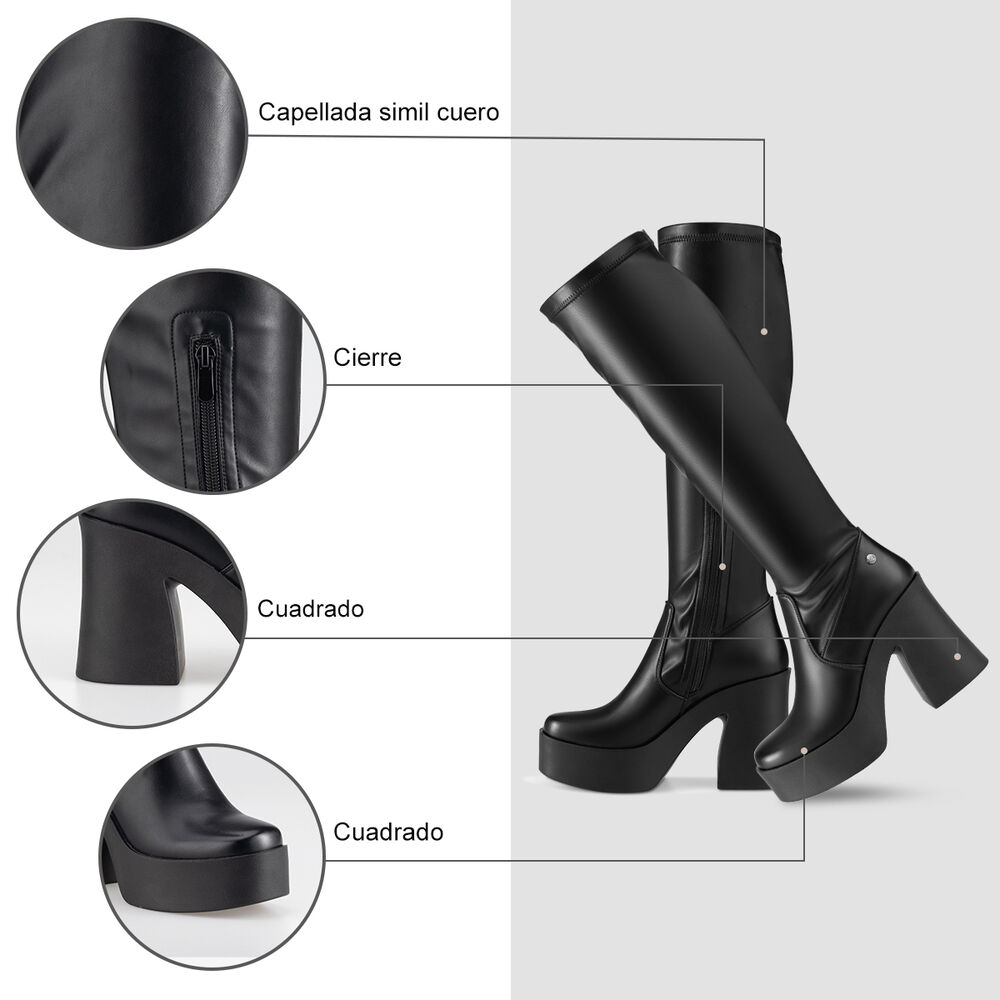 Bota Mujer Nerea Negro Weide image number 6.0