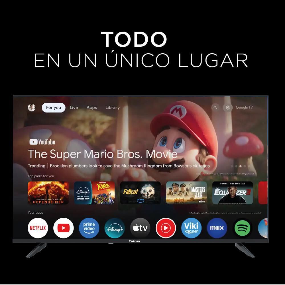 Led 50" Caixun C50VSUG / Ultra HD 4K / Smart TV image number 4.0