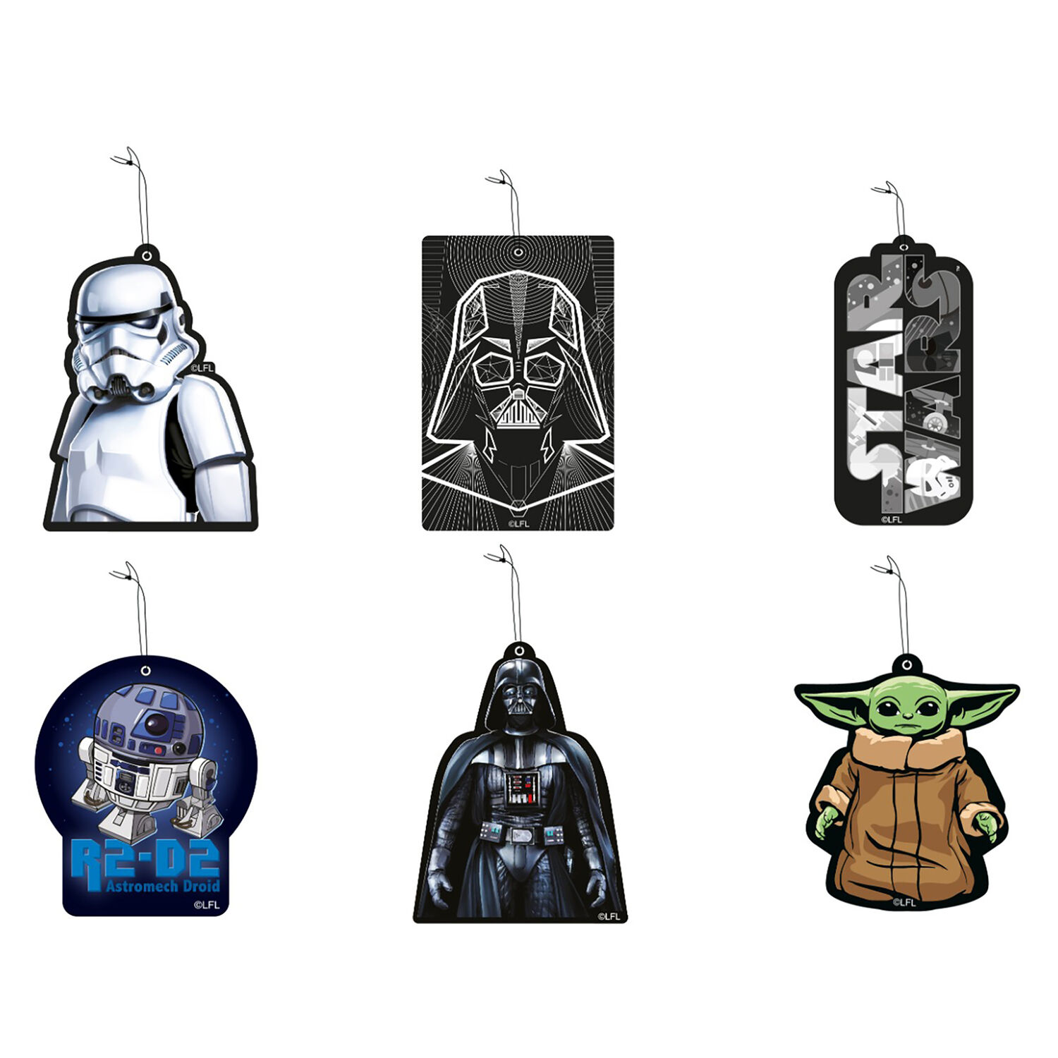 Pack 60 Unds Aromatizantes De Auto Star Wars image number 0.0