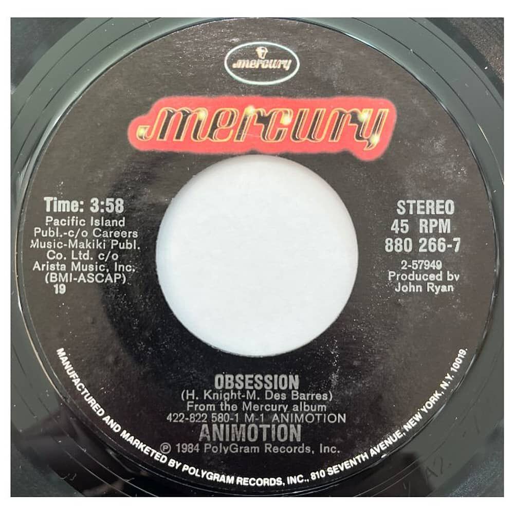 Animotion - Obsession | 7" Single Vinilo Usado image number 2.0