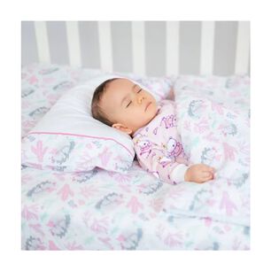Juego Set De Sabanas Para Cuna Bebe Color Ardilla Flores Blanco