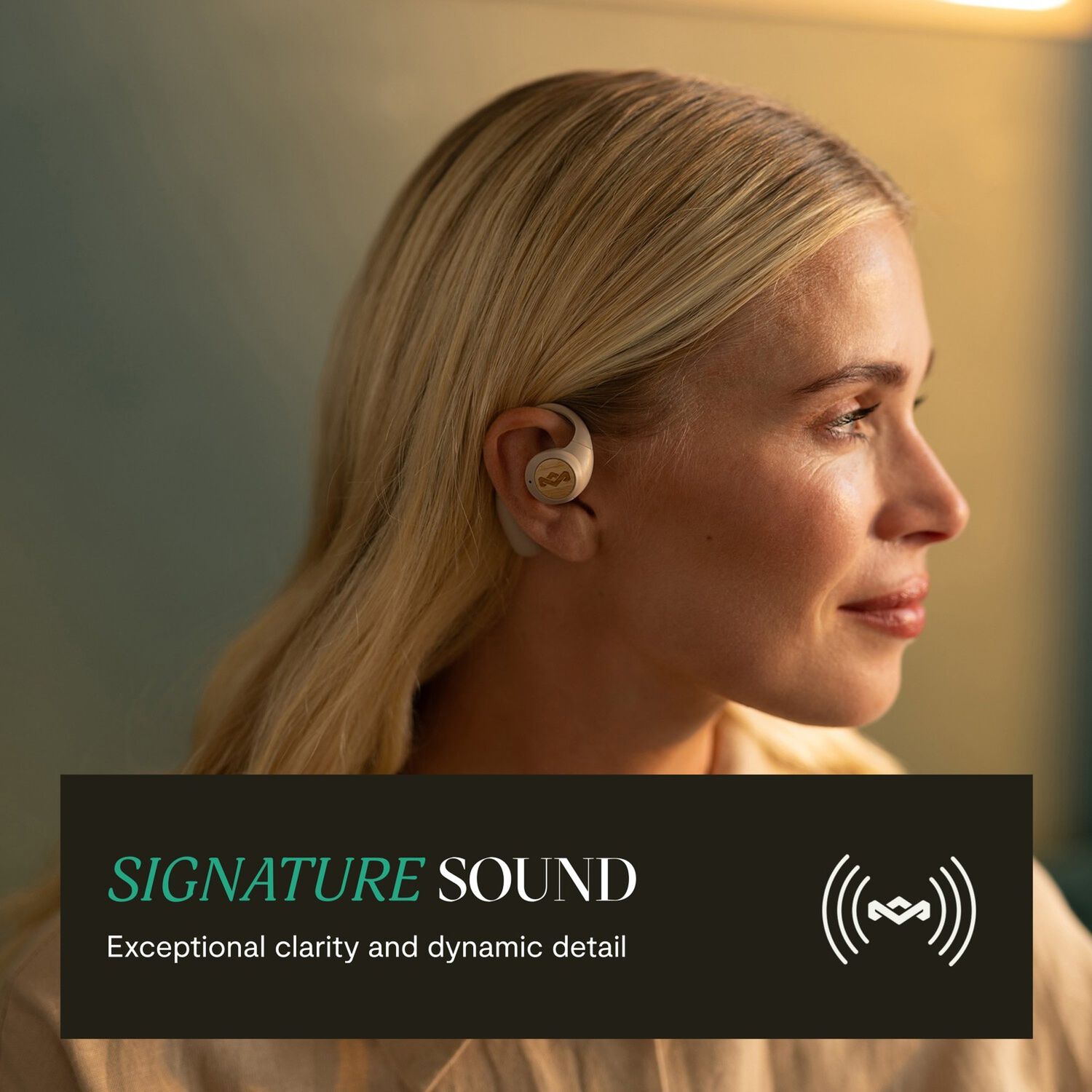 Aud&iacute;fonos Bluetooth Open-ear Liberate Tw Cream Marley image number 8.0
