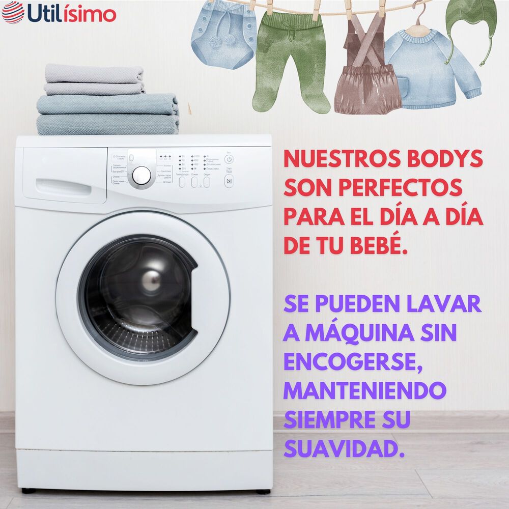 Pack 5 Bodys Niño Manga Larga Tedmimak 100% Algodón Cute Dogs image number 4.0