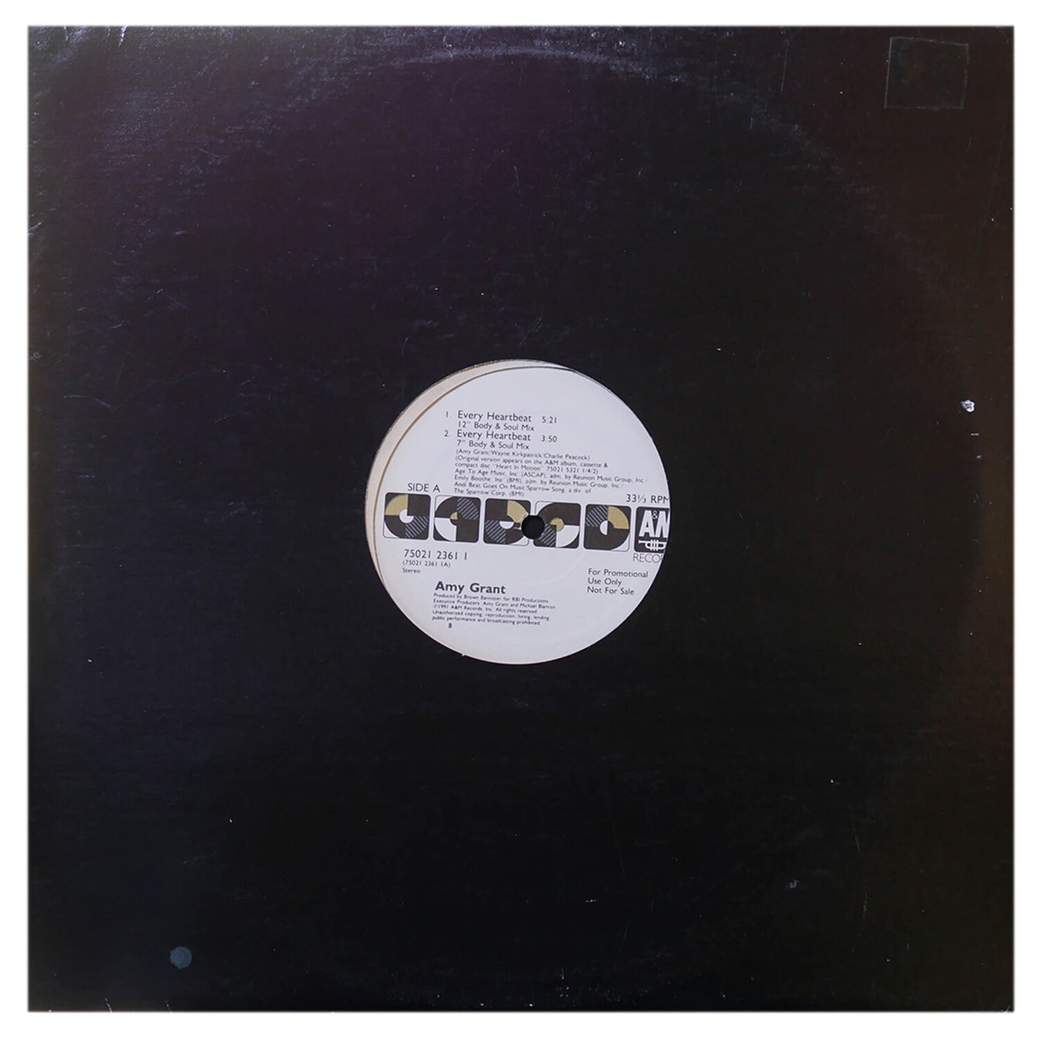 Amy Grant - Baby Baby/every Heartbeat (promo) | 12" Maxi Single Usado image number 0.0
