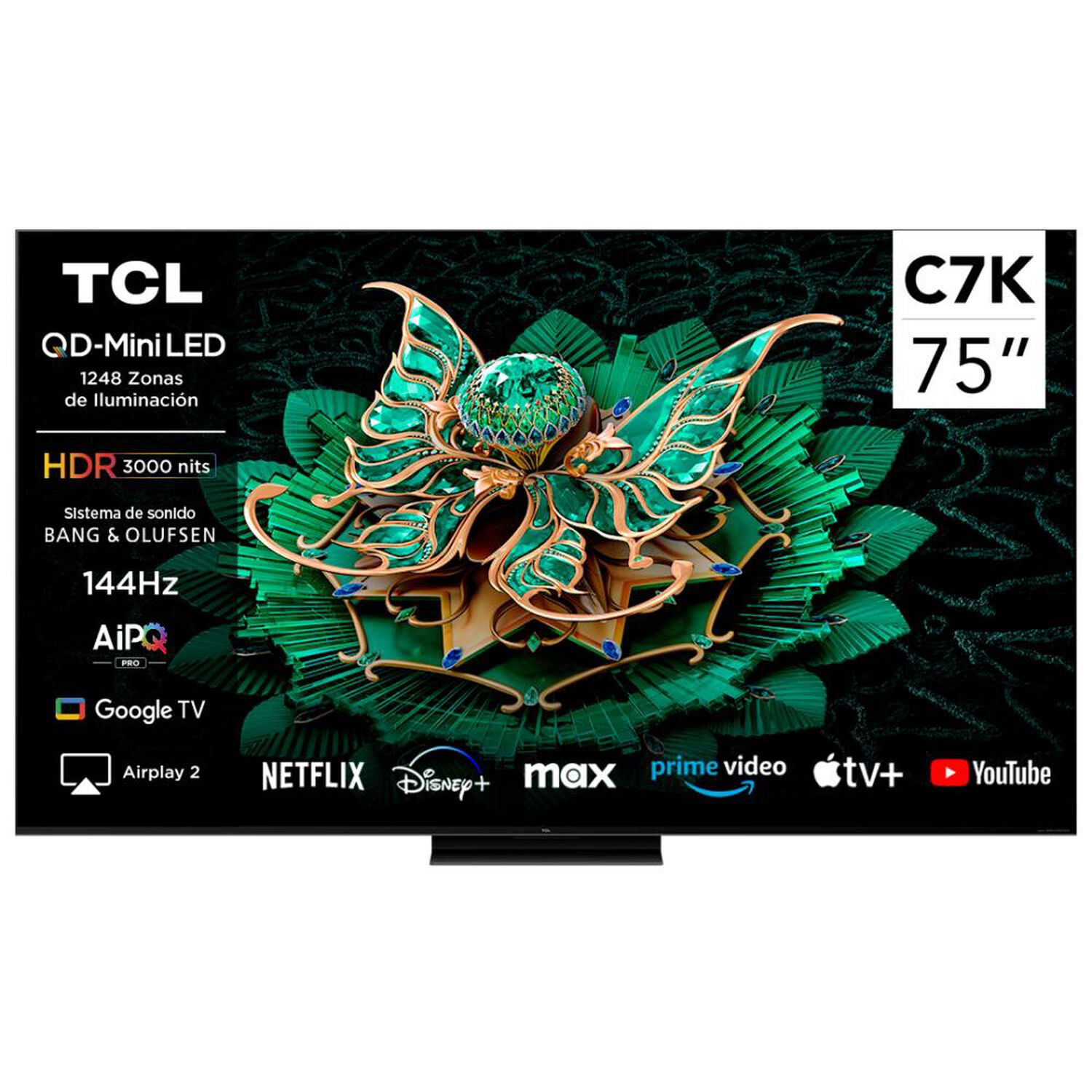 Mini LED 75" TCL C7K / Ultra HD 4K / Smart TV image number 0.0