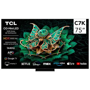 Mini LED 75" TCL C7K / Ultra HD 4K / Smart TV