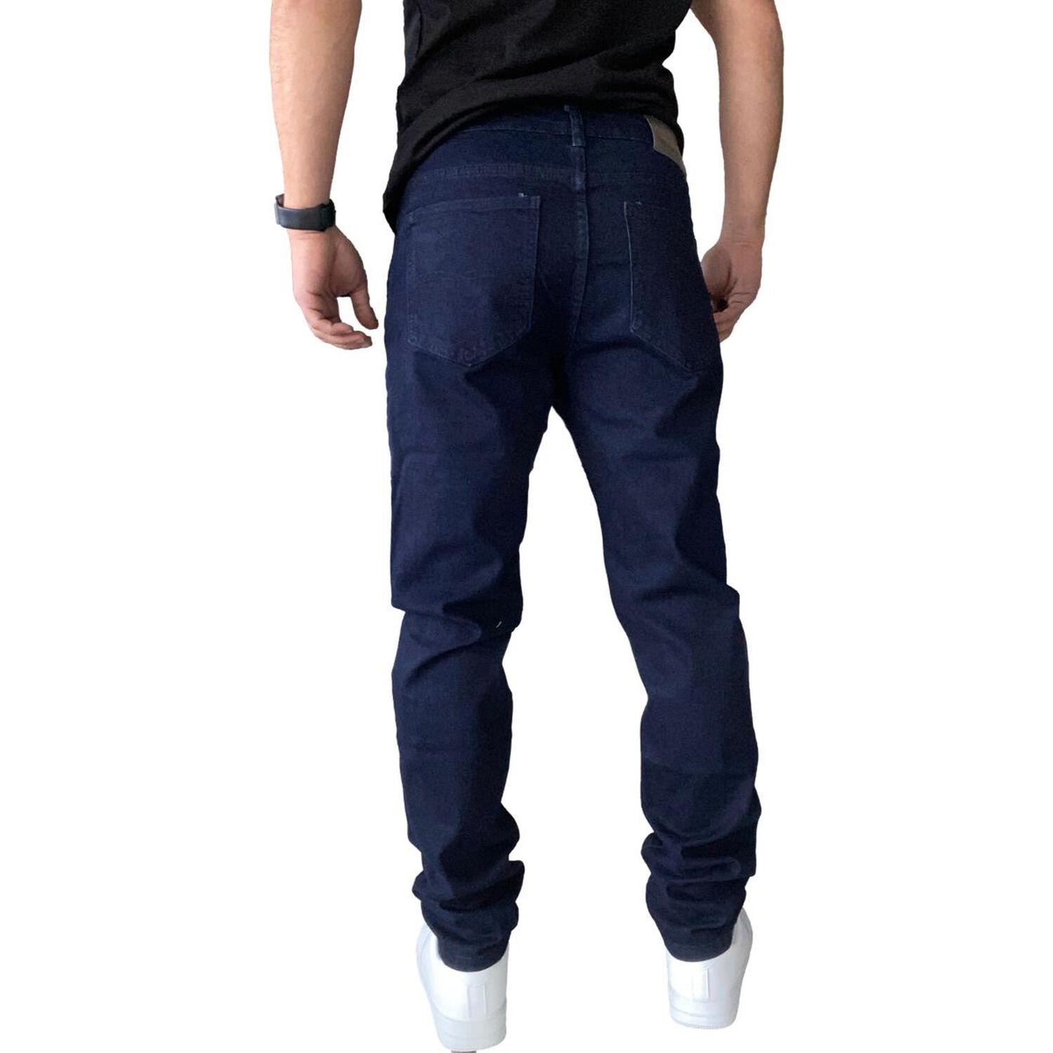 Jeans Slim Fit Mosaico Elasticados Hombre image number 4.0