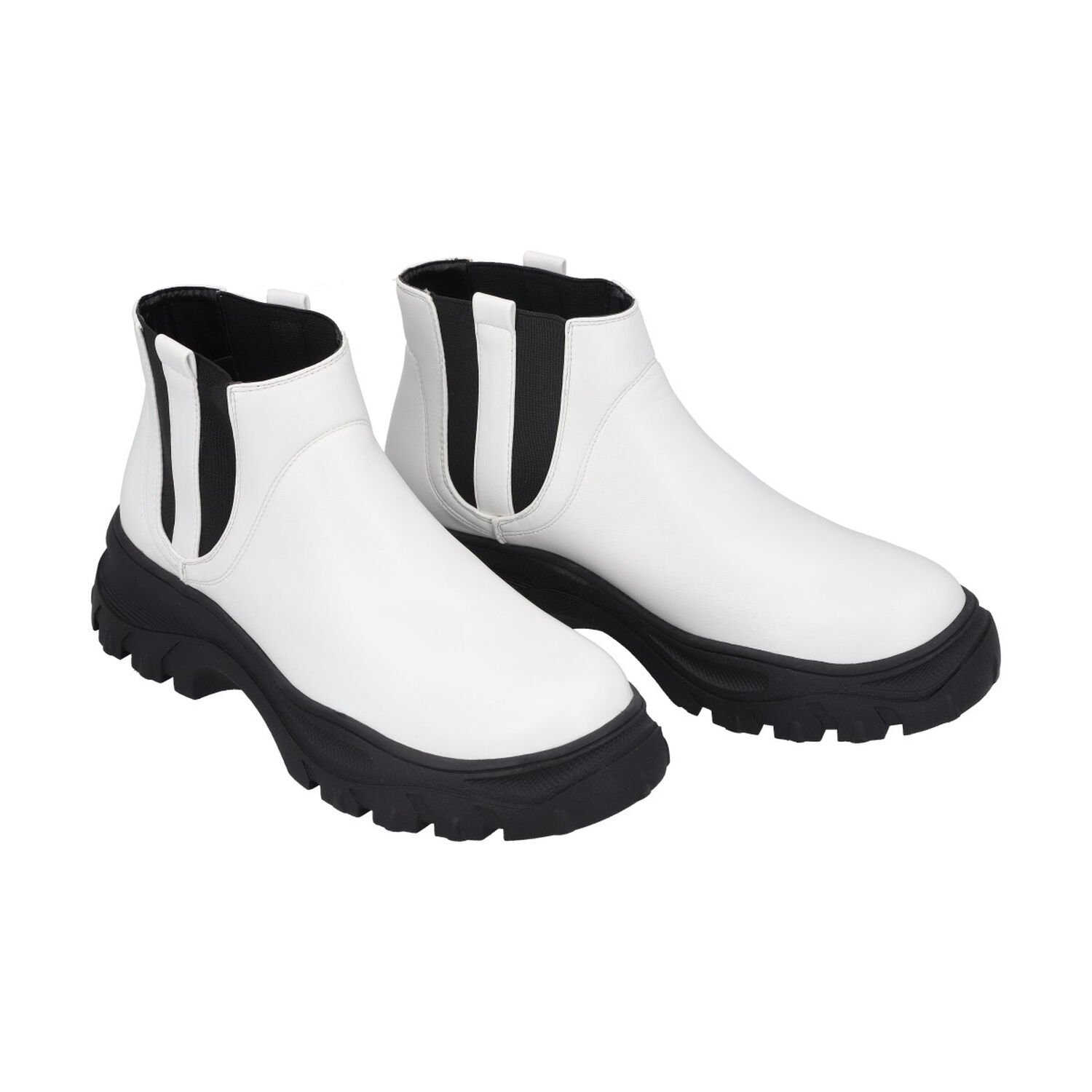 Botin Mujer Blanco Cota Police image number 1.0