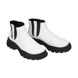 Botin Mujer Blanco Cota Police