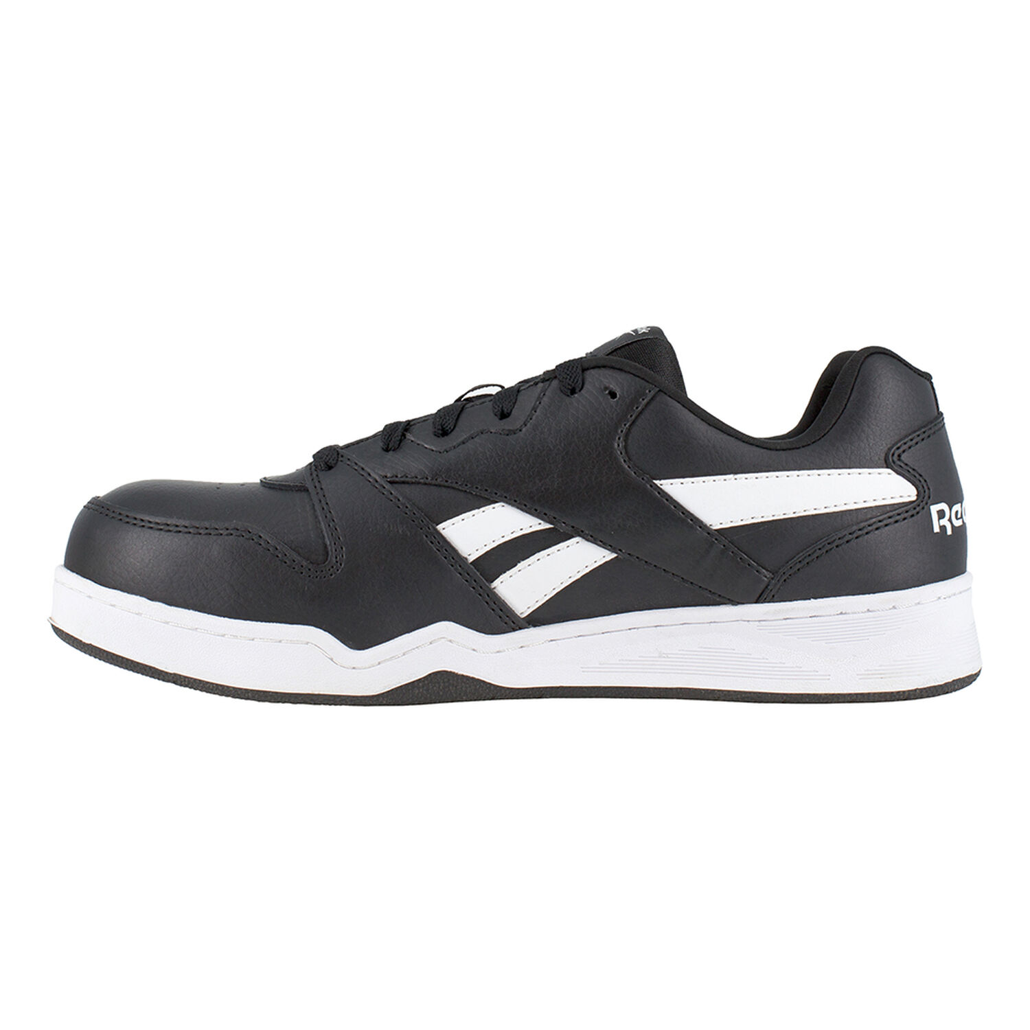 Zapatilla De Seguridad Reebok Clasica Ca&ntilde;a Baja Negro Hombre image number 3.0