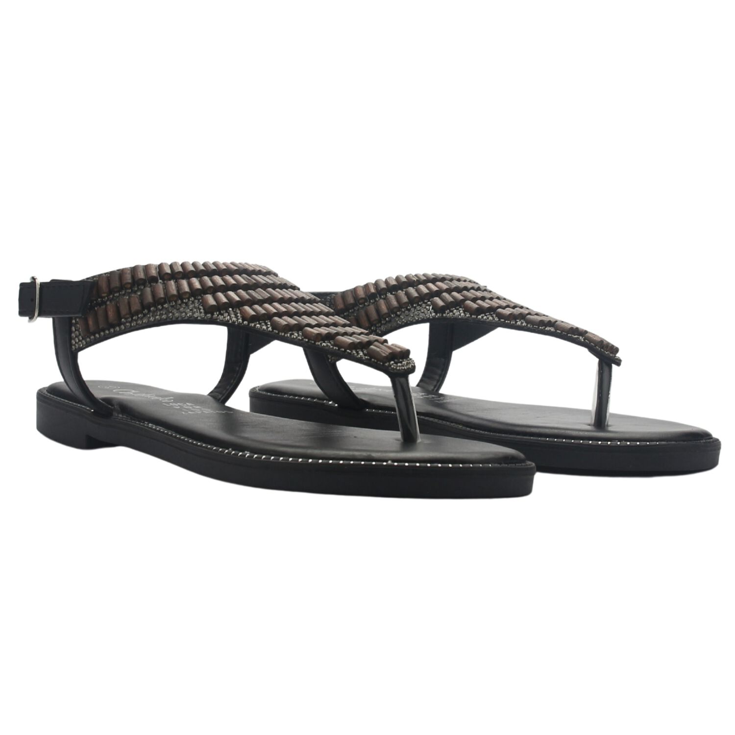 Sandalia Mujer Casual Negro Chalada Buckel-5 image number 4.0