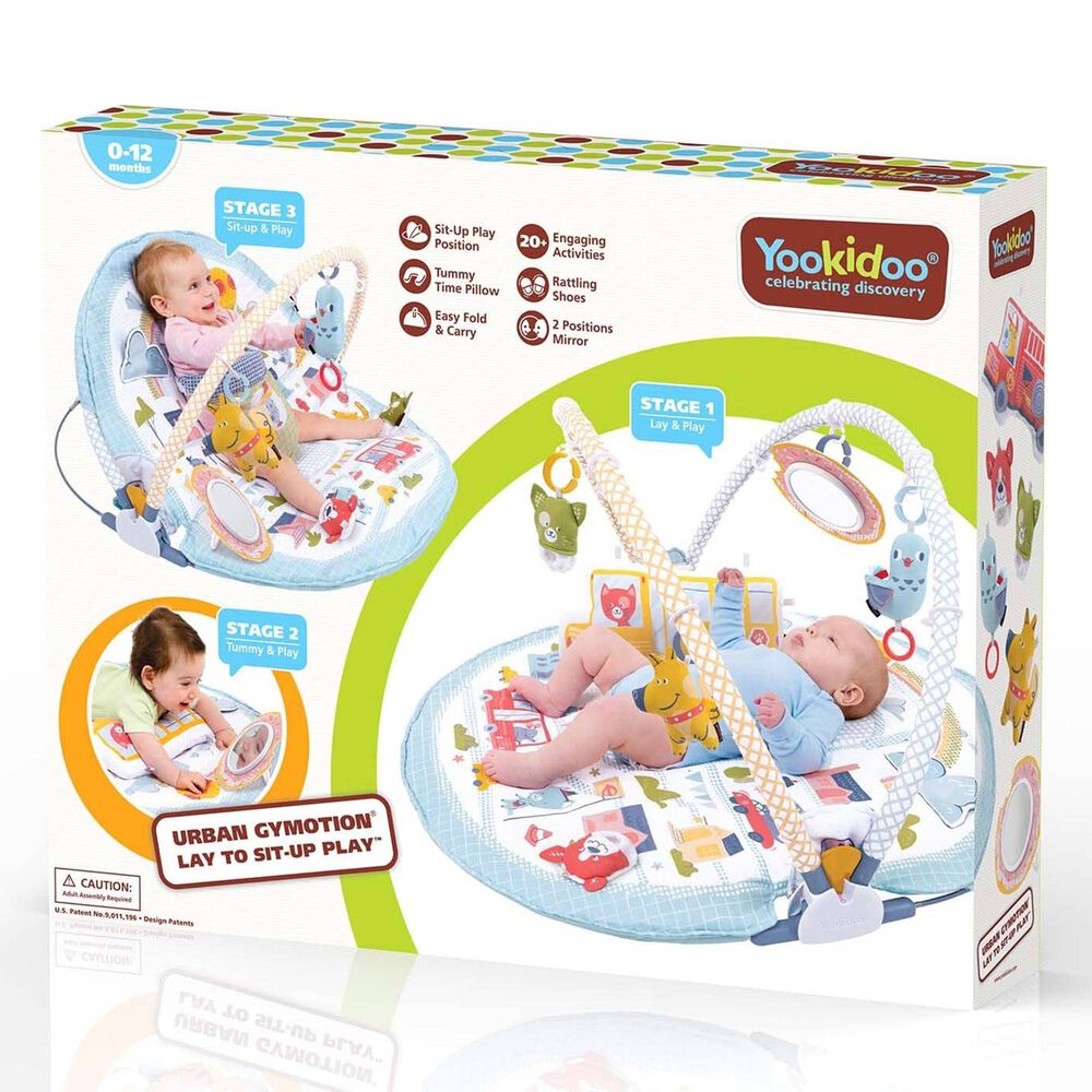 Gimnasio Interactivo Beb&eacute;s Urban Gymotion Lay To Sit-up Play Yookidoo image number 8.0