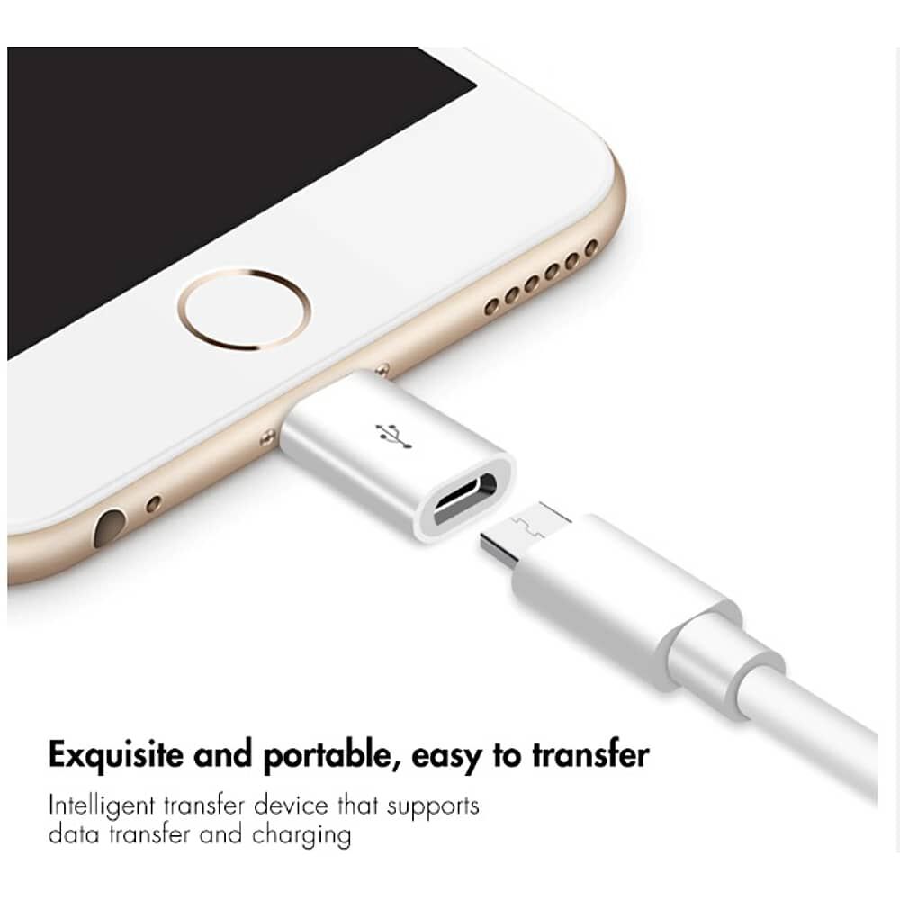 Adaptador Para Iphone Lightning Otg De 8 Pines Macho A Micro Usb V8 Hembra image number 6.0