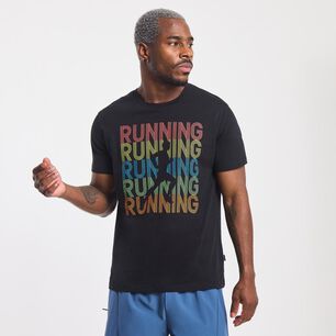 Polera Deportiva Estampada Slim Manga Corta Cuello Redondo Hombre Wetland