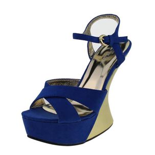 Zapato Azul Via Franca Art. 5w2037327az /v&iacute;a Franca