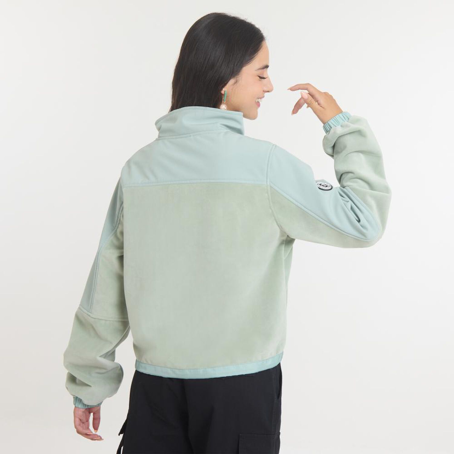 Chaqueta Softshell Regular Cuello Alto Mujer Ocean Pacific image number 3.0
