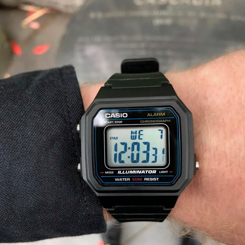 Reloj Casio Digital Varon W-217h-1av image number 1.0