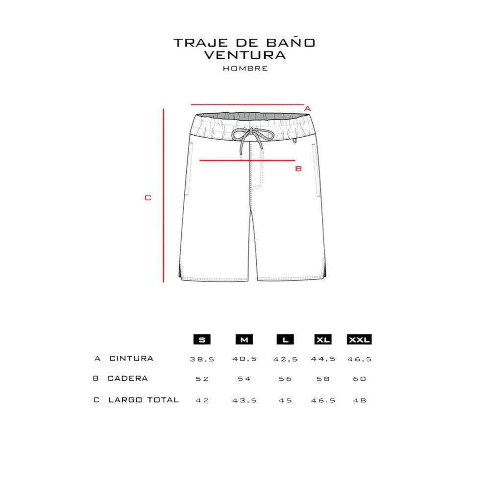 Traje De Baño Ventura Beige Hombre Falcone image number 3.0