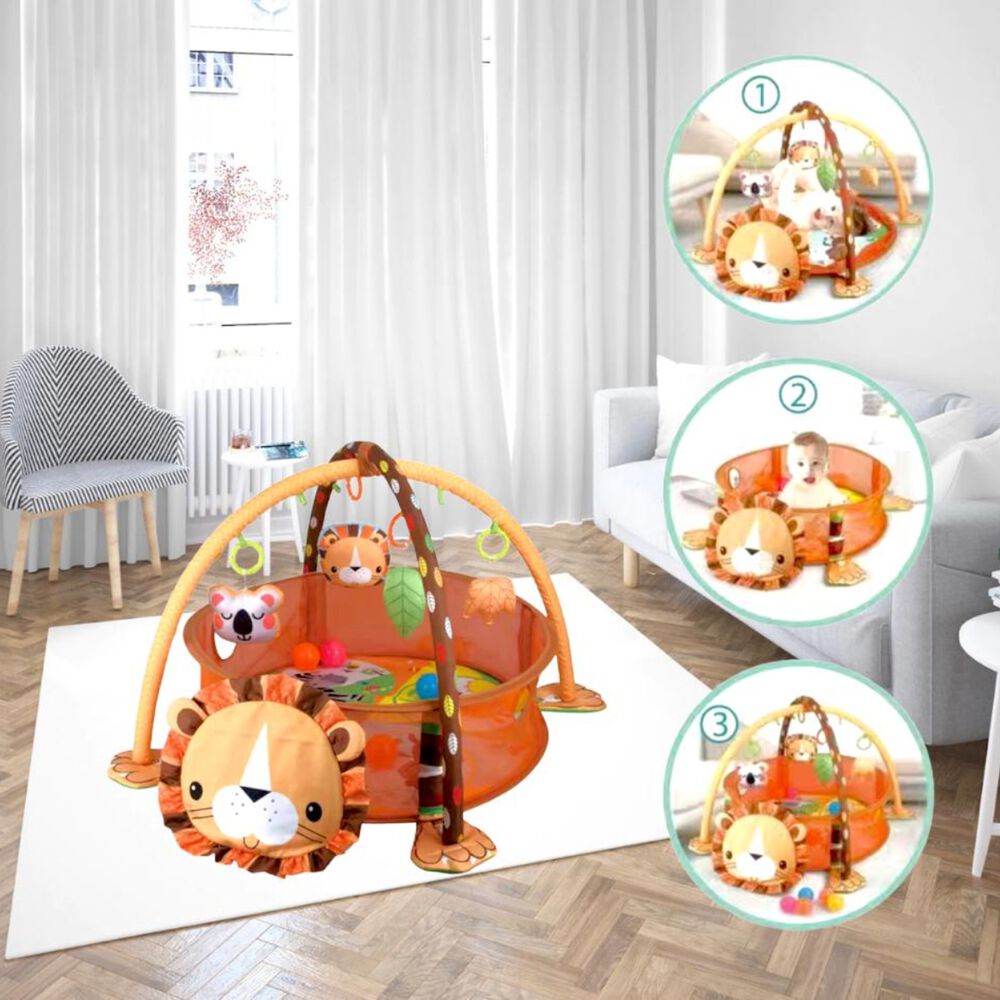 Gimnasio Bebé 3 En 1 Con Pelotitas Lubabycas image number 2.0