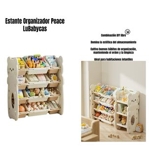 Estante Infantil Organizador De Juguetes Peace Lubabycas