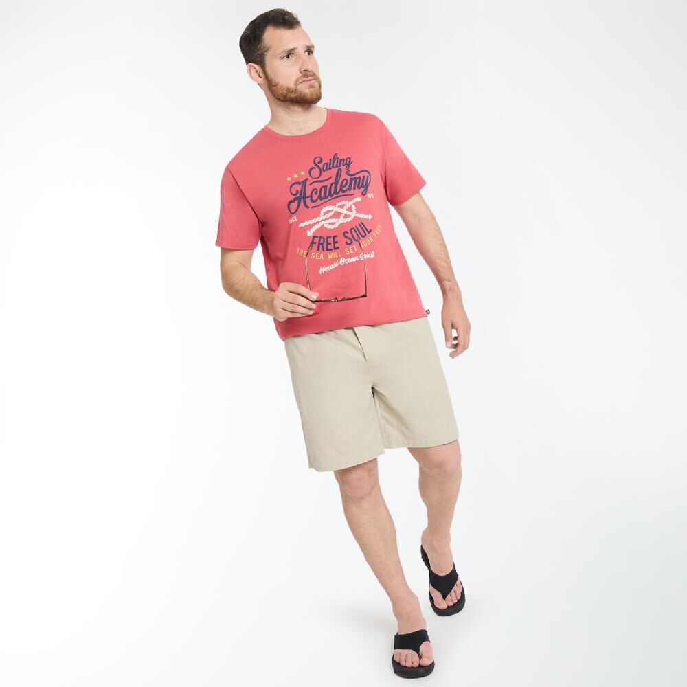 Polera Regular Manga Corta Cuello Redondo Hombre Herald image number 1.0