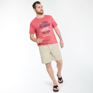 Polera Regular Manga Corta Cuello Redondo Hombre Herald