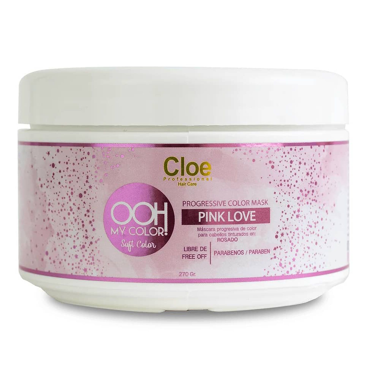M&aacute;scara Ooh My Color Pink Love Cloe 270gr image number 0.0