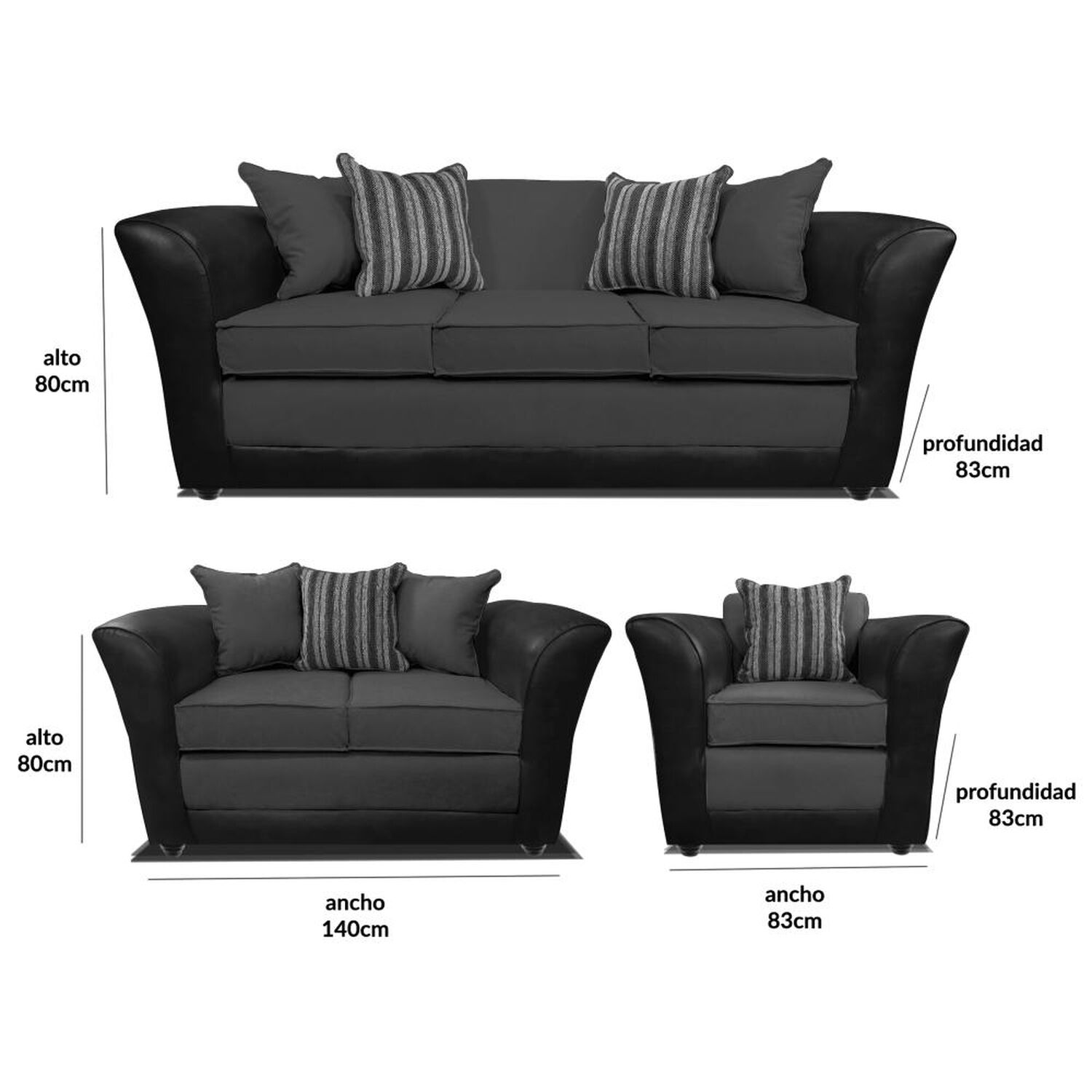 Juego De Living Elegant Minesota / 6 Cuerpos image number 1.0