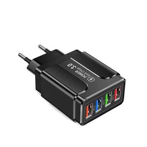Cargador De Pared Para Celular 4 Usb 3,5 Amp Carga Rapida Telefonos Smarphone Total Sin Cable
