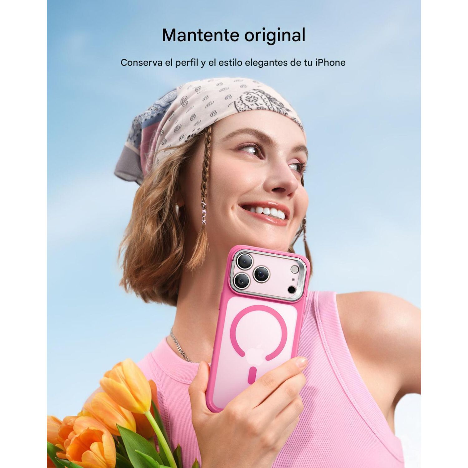 Para Iphone 17 Pro Max - Carcasa Magsafe Con Soporte image number 7.0