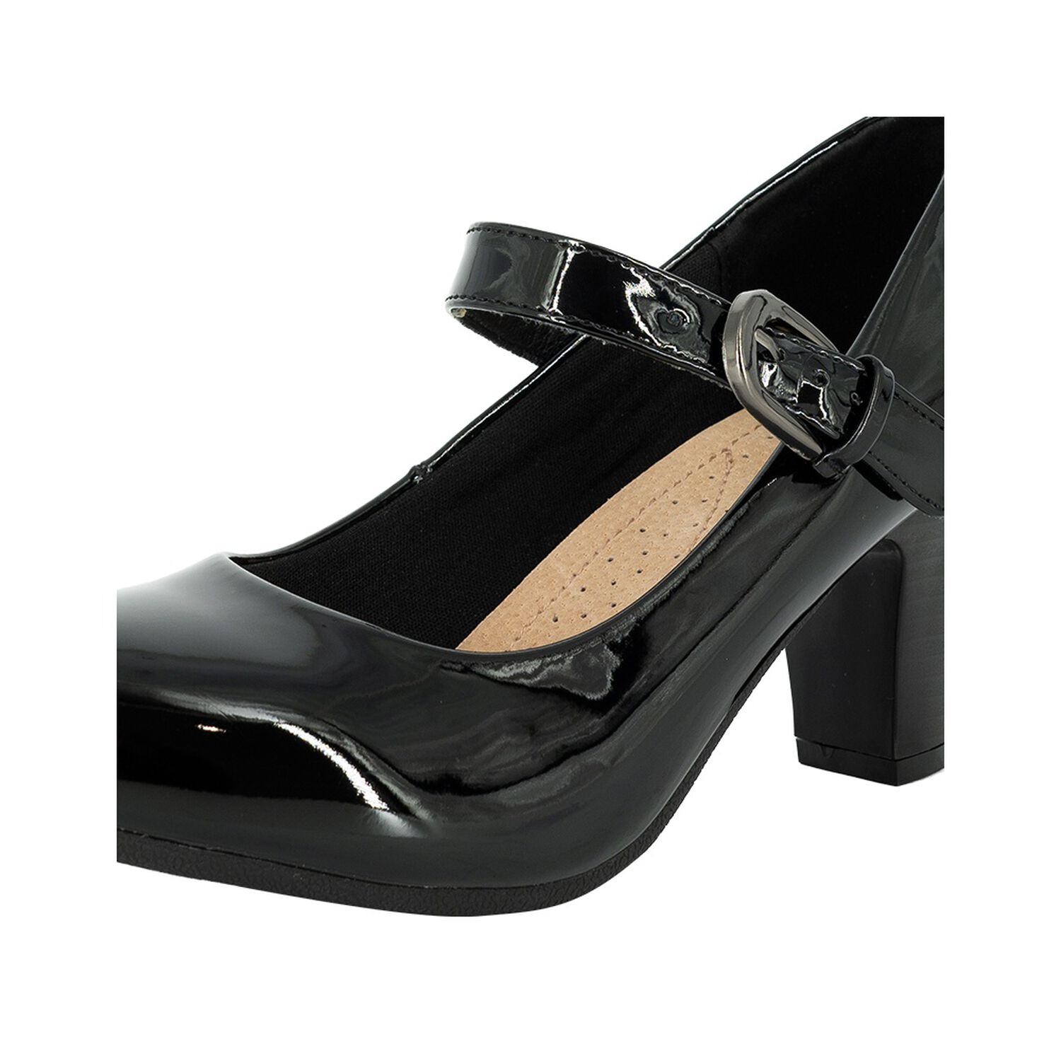 Zapato Cueca Clot Negro Charol Alquimia image number 3.0