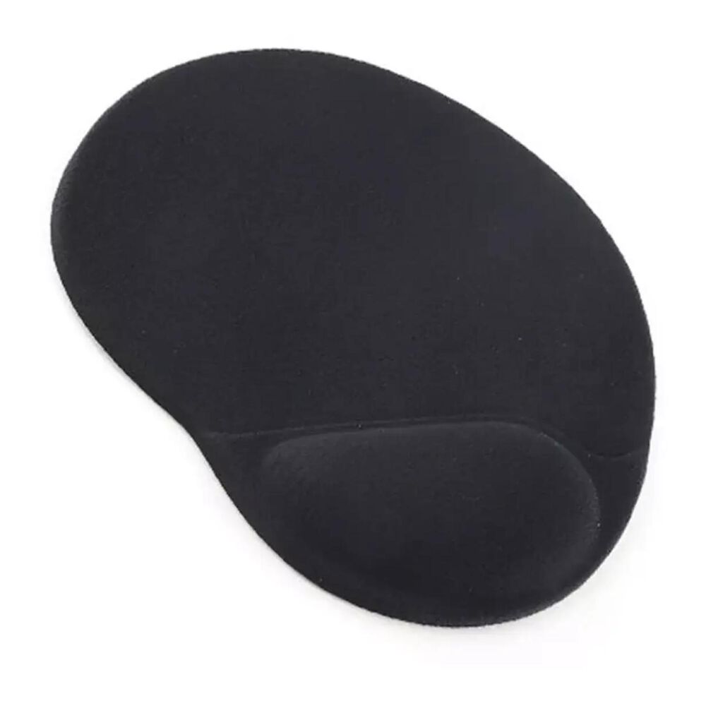 Mousepad Con Apoya Muñecas De Gel Redondo Comodo Negro image number 0.0