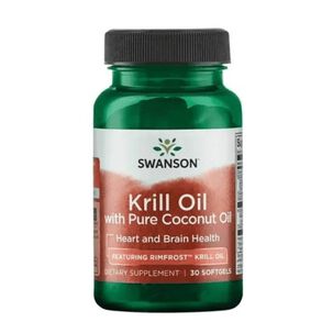 Krill Oil With Pure Coconut Oil 500 Mg 30 Sofgels