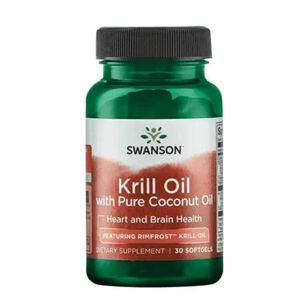 Krill Oil With Pure Coconut Oil 500 Mg 30 Sofgels