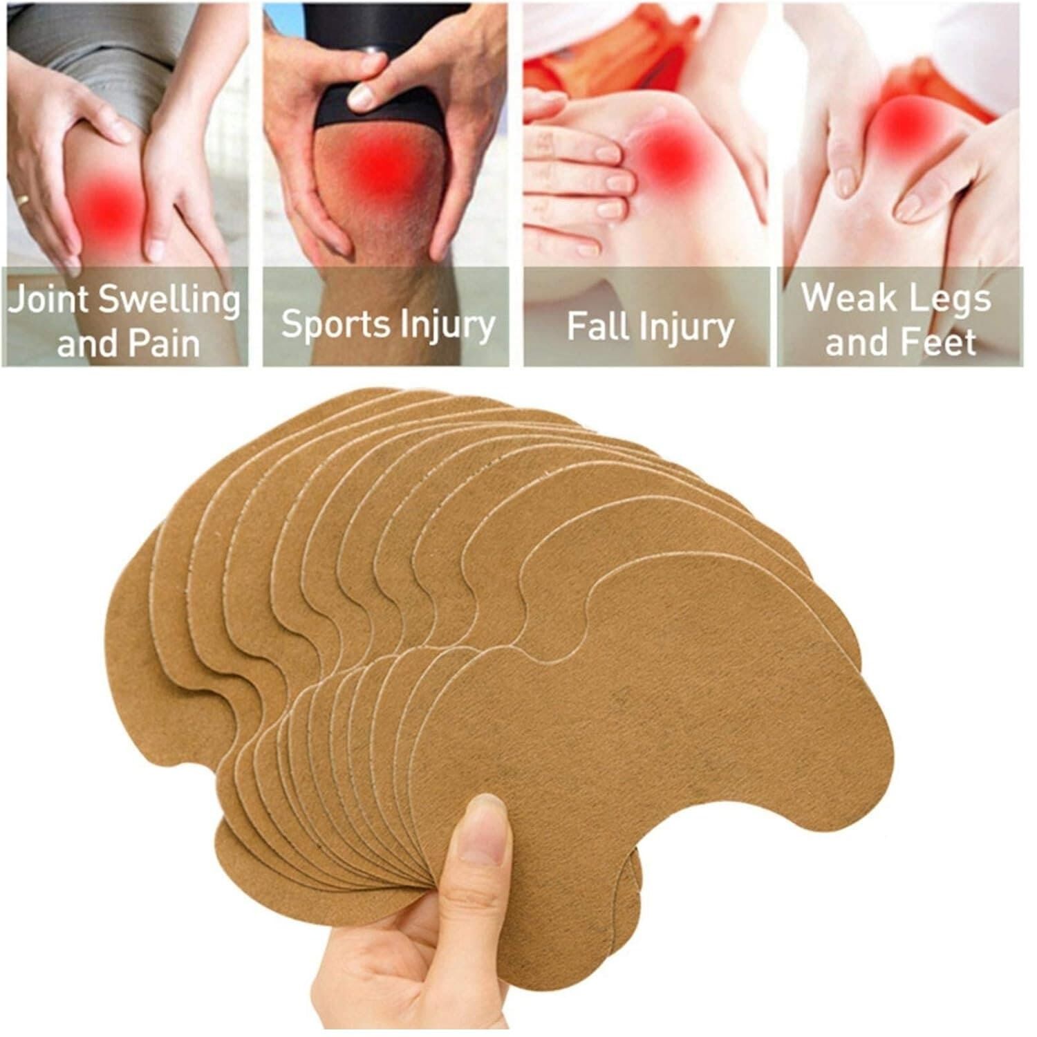 Pack X3 Parches Para Aliviar Dolor En Articulaciones De Rodilla image number 1.0