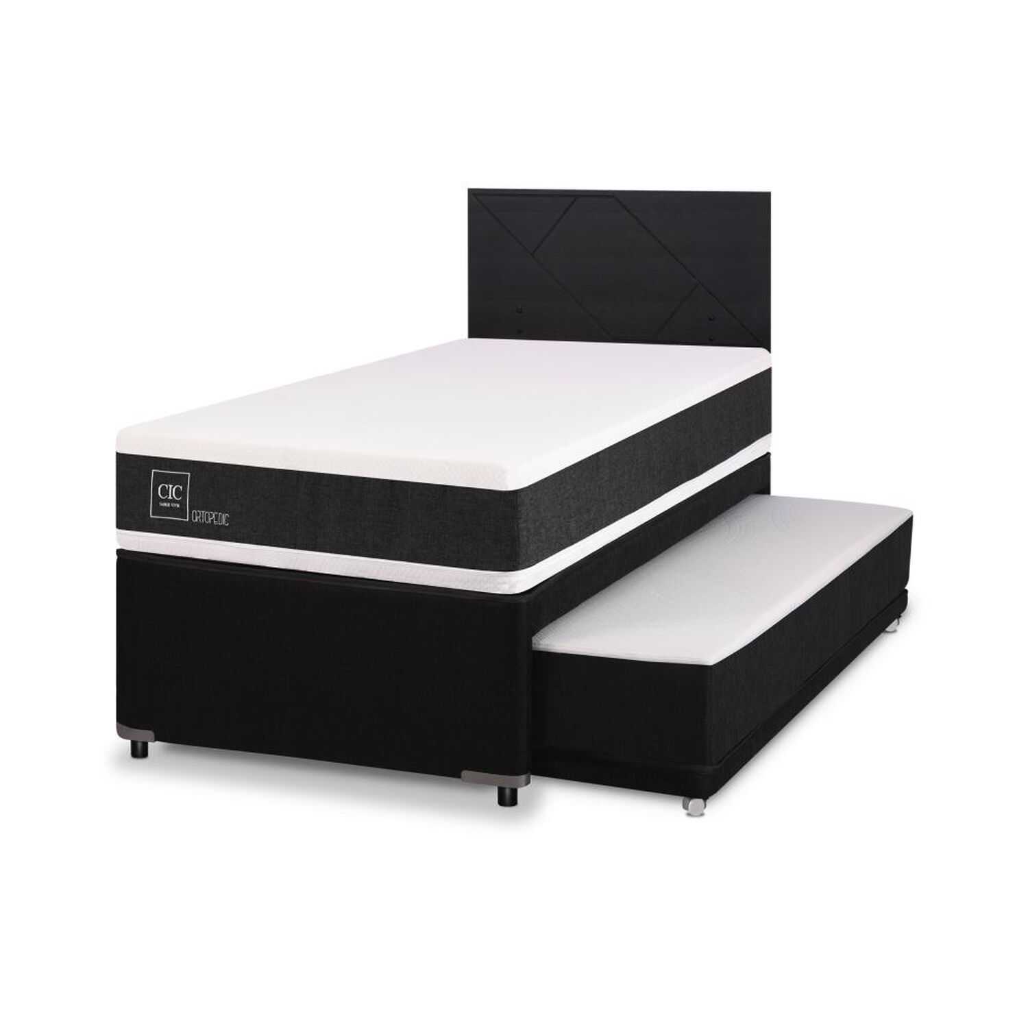 Cama Nido Cic Divan / 1.5 Plazas / Base Funcional + Respaldo image number 4.0