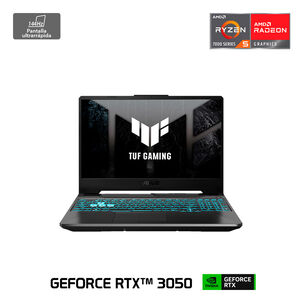 Notebook Gamer 15.6" Asus Tuf Gaming A15 FA506 / AMD Ryzen 5 / 8 GB RAM / Nvidia Geforce RTX 3050 / 512 GB SSD