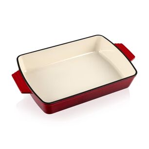Fuente Rectangular Asadera 39cm Hierro Funndido Esmaltado Th-mfu39r