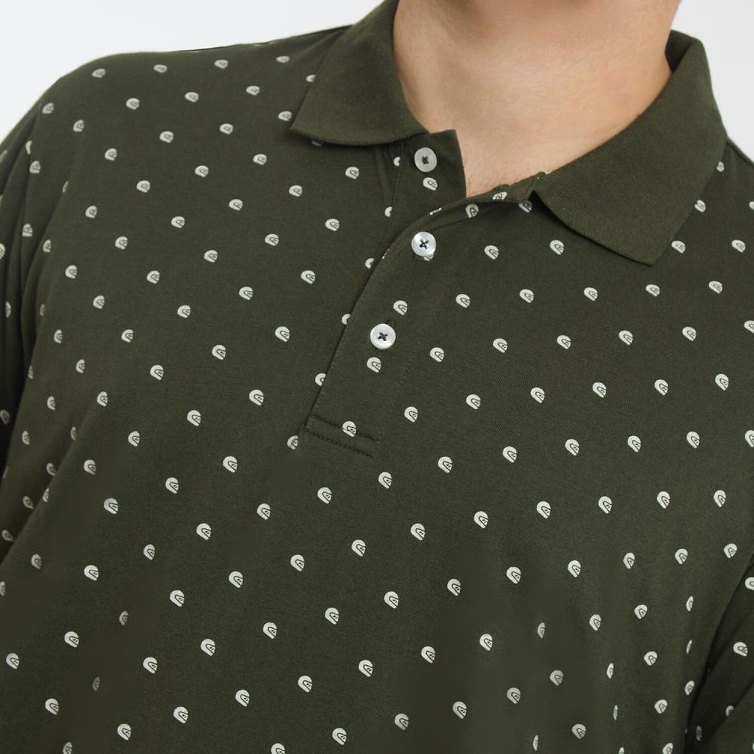 Polera Manga Corta Cuello Piqu&eacute; Hombre Herald image number 4.0