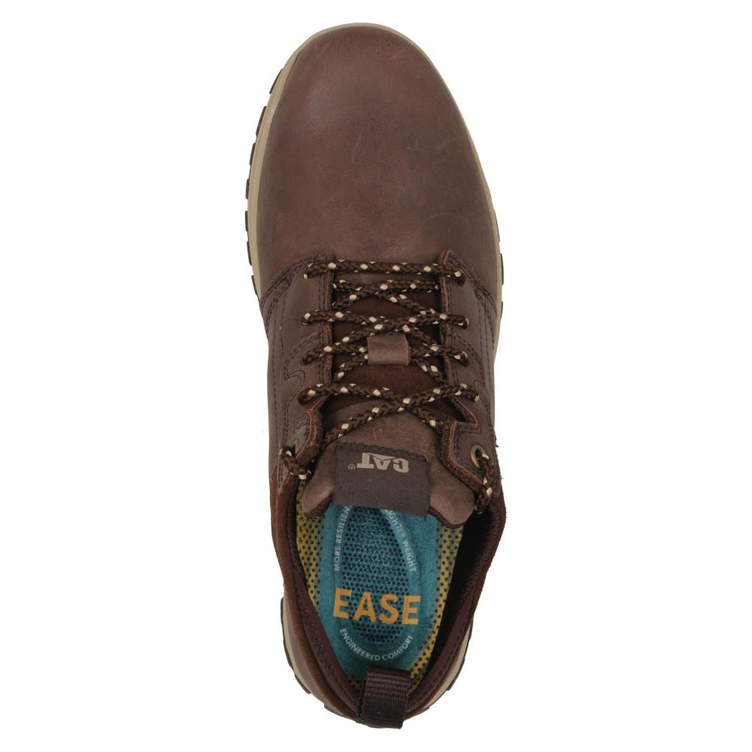 Zapato Casual Hombre Caterpillar Wrest Cuero Choco image number 3.0