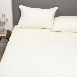 Pack 2 Sabanas Unicolor Arthome Negro + Beige 1.5 Plaza 144 Hilos