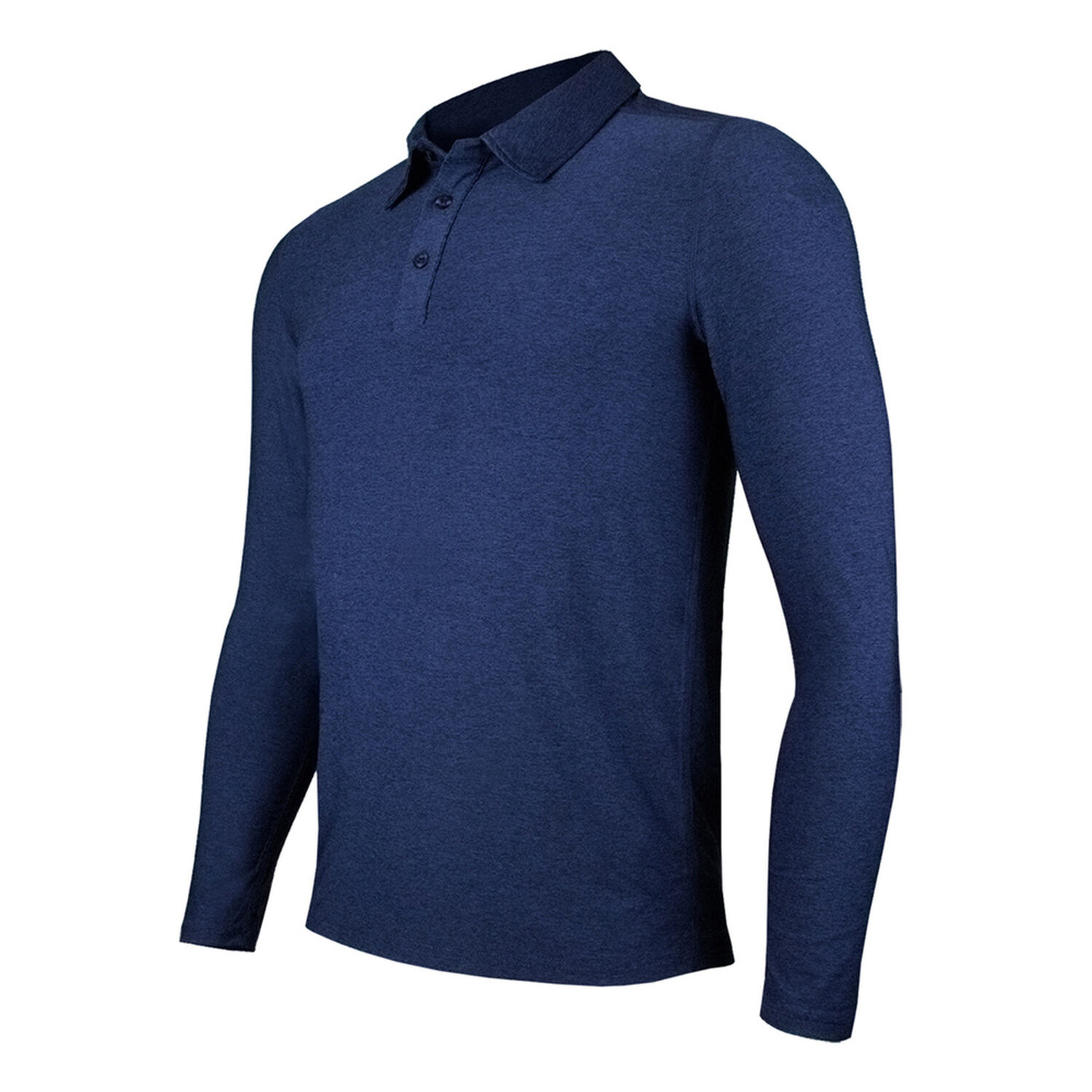 Polera Dry Fit Manga Larga Con Cuello Pale Hombre image number 1.0