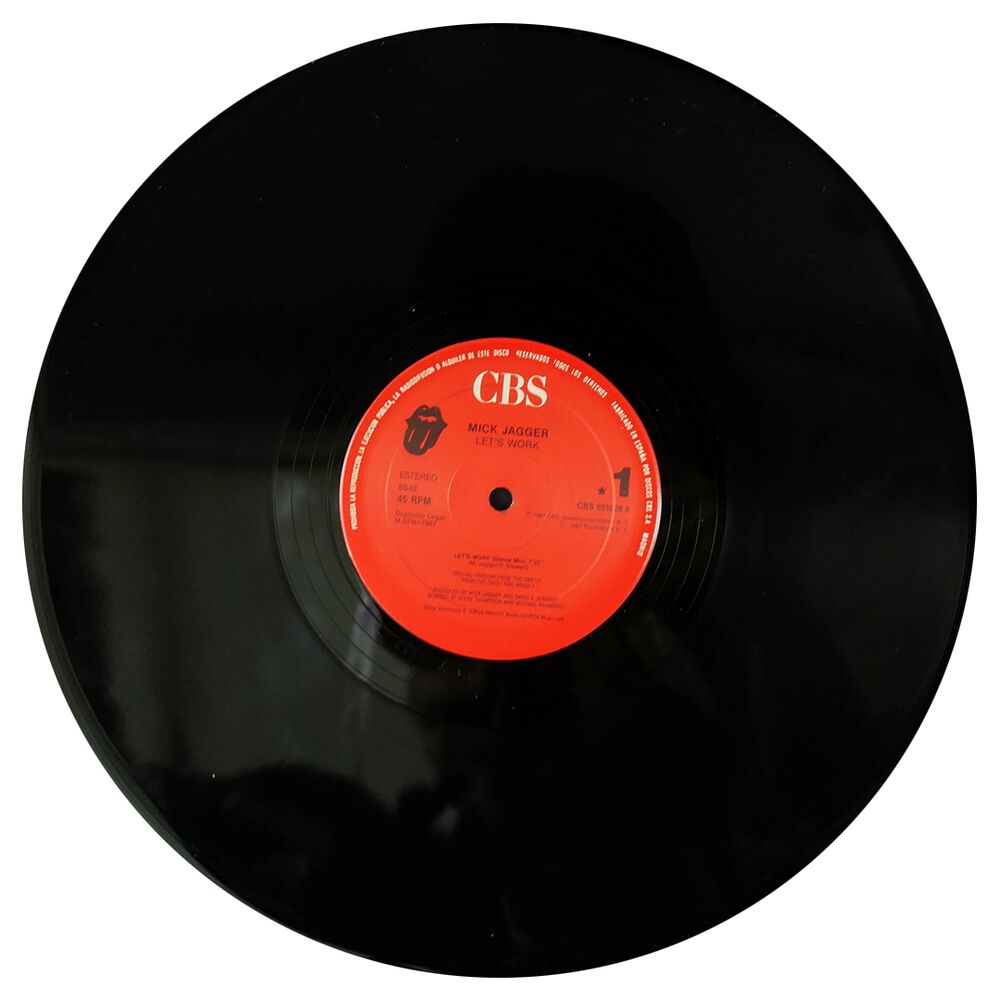 Mick Jagger - Let's Work | 12" Maxi Single Usado image number 2.0