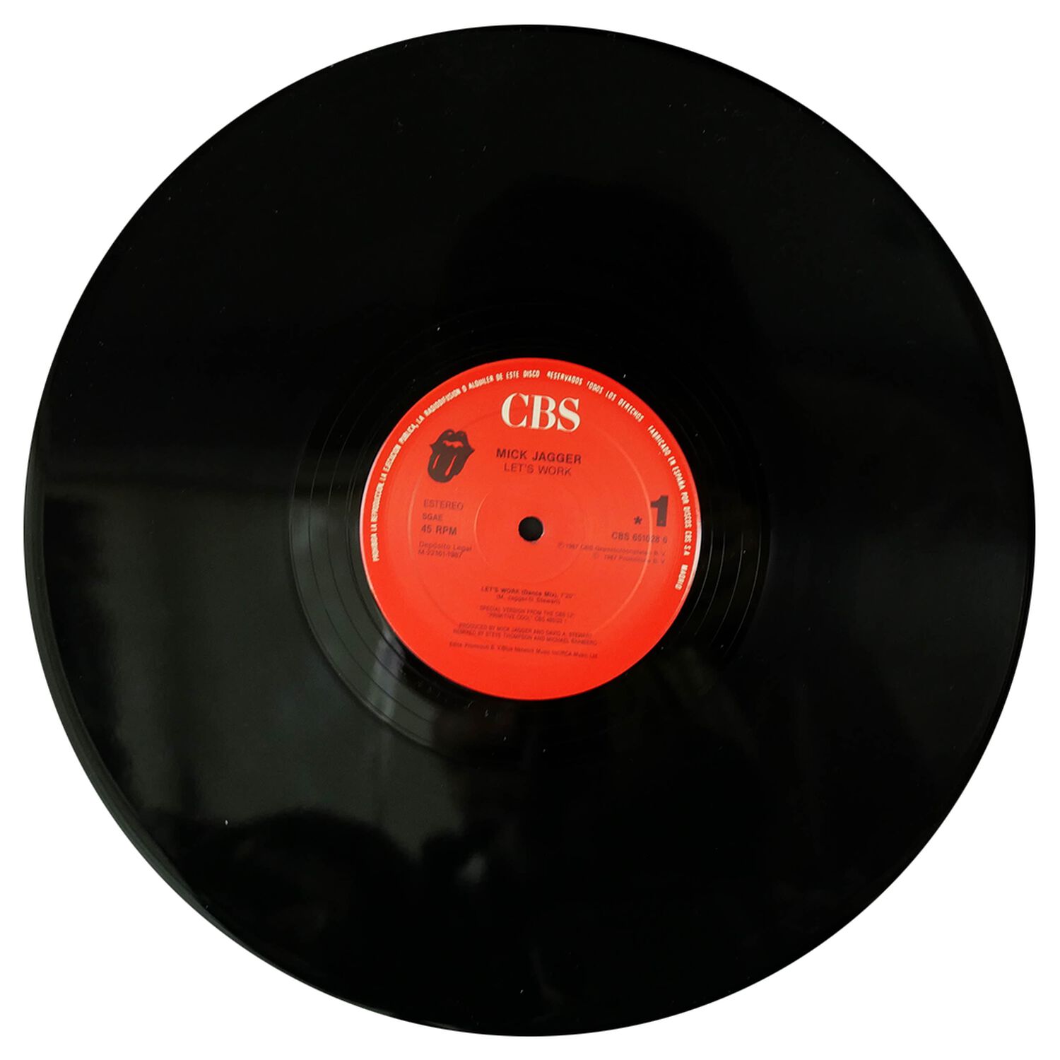 Mick Jagger - Let's Work | 12" Maxi Single Usado image number 2.0